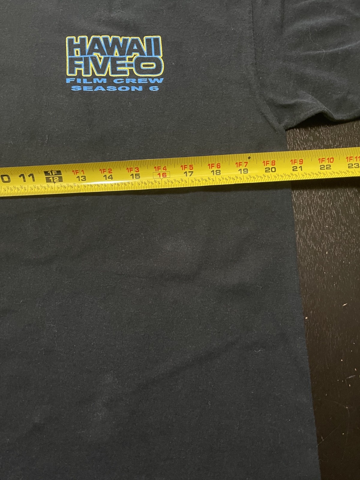 Hawaii Five-O Film Season 6 Film Crew T-Shirt, Black, Size: Large gallery