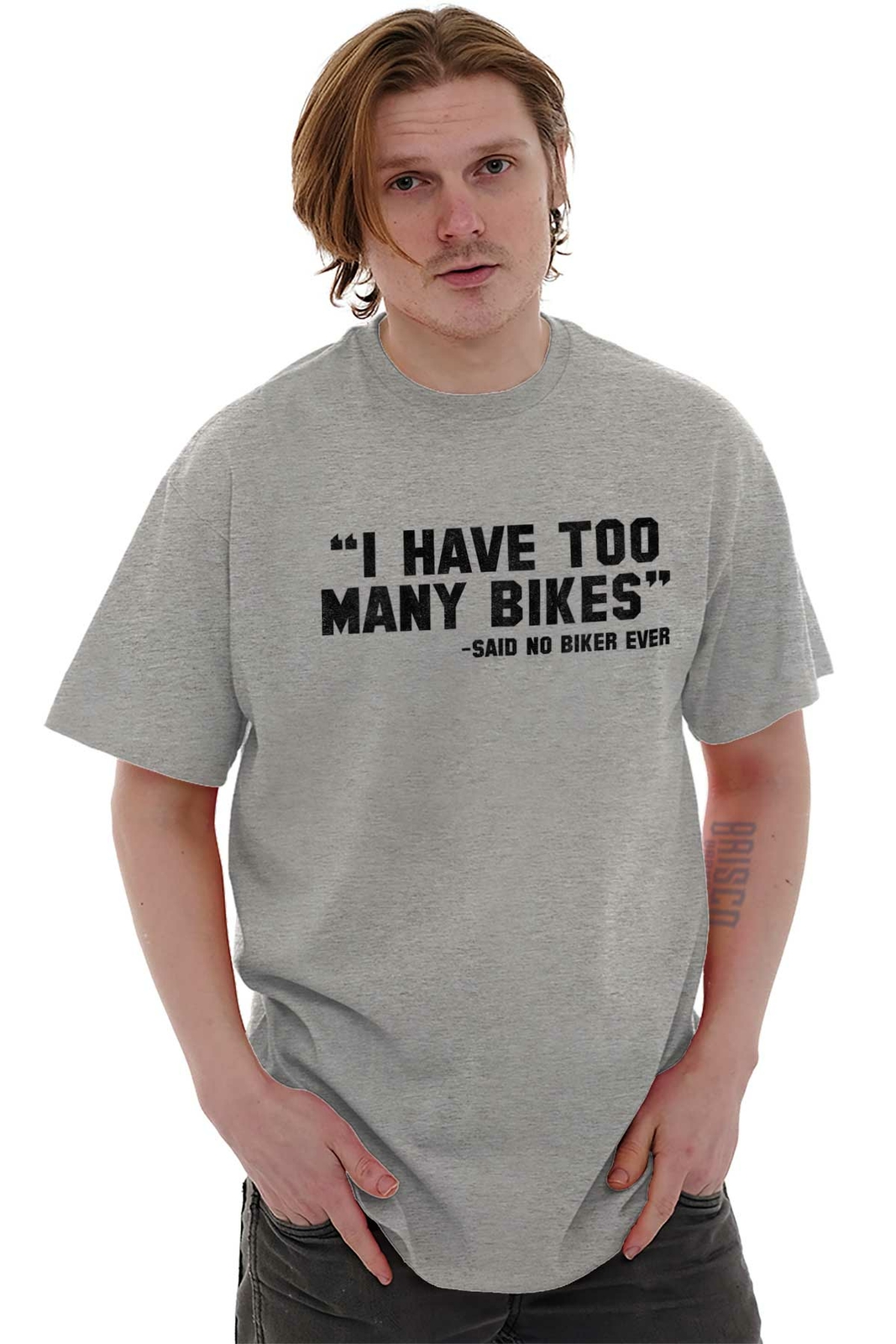 Bike Cycling Funny Sayings Motorcycle Biking Womens or Mens Crewneck T Shirt Tee gallery