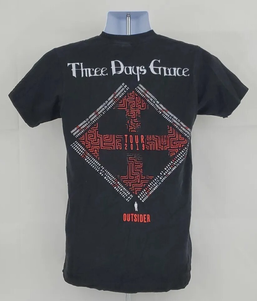 Three Days Grace Outsider Shirt Mens Small Black 2019 Concert Tour Tee Adult A30 gallery