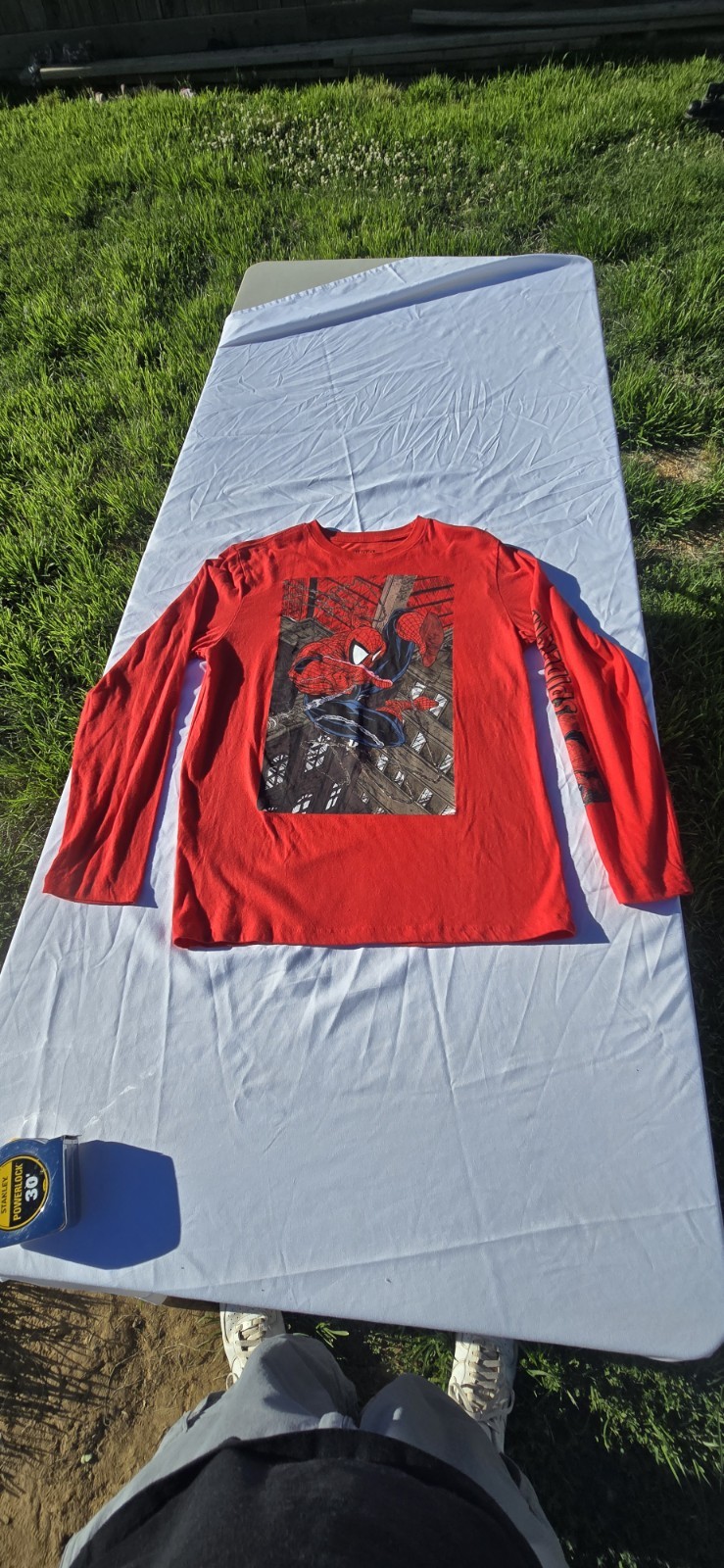 Marvel Spider-Man Mens Red long-sleeve t-shirt Size 2XL gallery