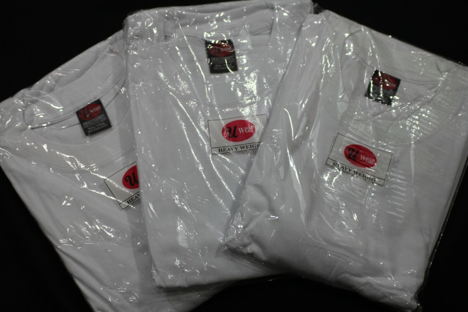 Big and Tall Men Heavy Weight Plain T-shirts S/S Cotton White XLT-5XLT gallery