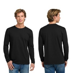 Men’s Heavy Premium Next Level Apparel Cotton Long Sleeve Plain T-Shirt NL3601