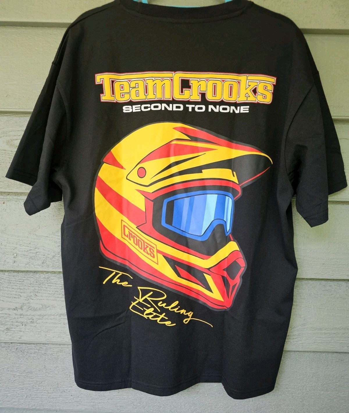 Crooks & Castles T-Shirt Men’s Size XL Crooks Racing Second To None Team Tee