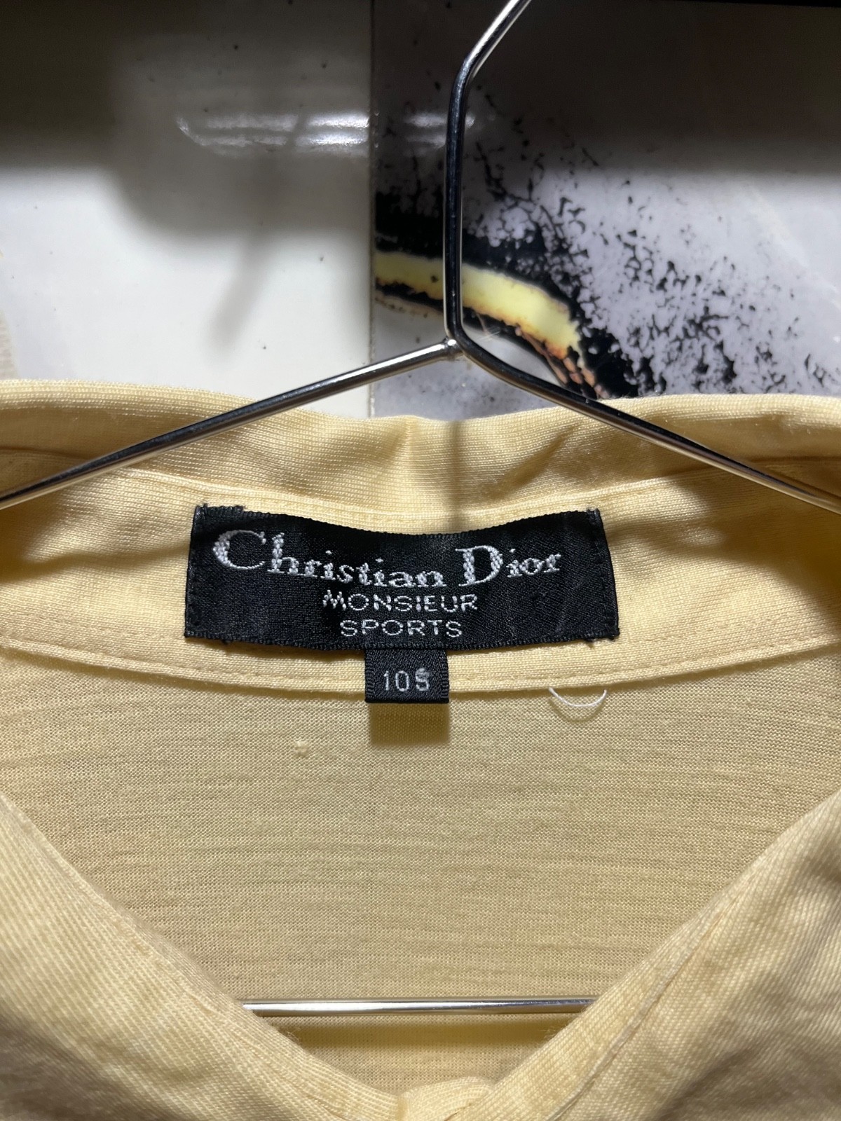 Vintage Christian Dior Monsieur Polo T-Shirt Long Sleeve single stitch Size. L gallery
