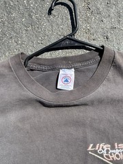 Delta Pro Weight Gray “Life’s a B**** Then You Die” Graphic Tee SS Crew Men’s XL