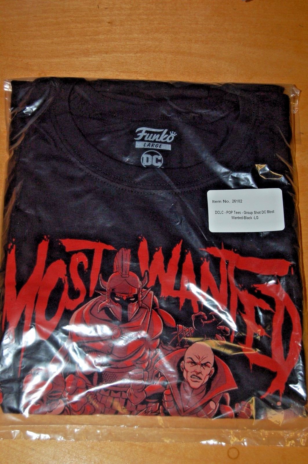 NEW Funko DC Legion of Collectors DC's Most Wanted Exclusive T-Shirt gallery