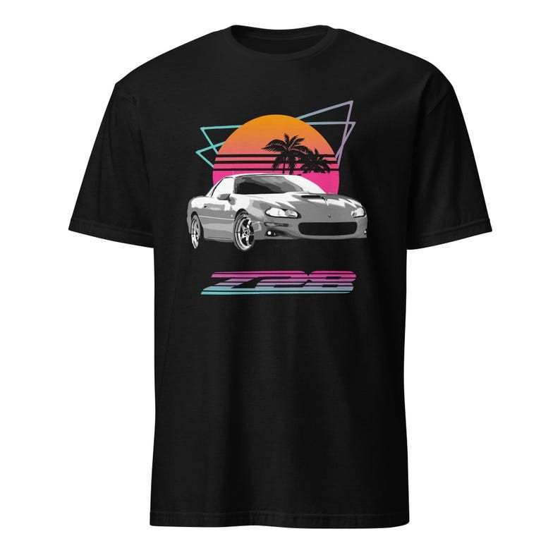 Camaro Z28 4th Gen Retro Classic Muscle Car Chevy Enthusiast Gift Tee gallery