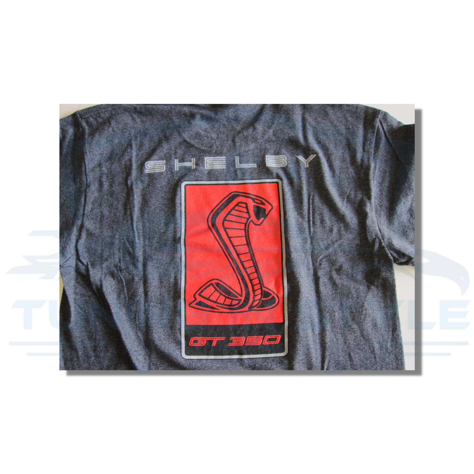 Ford Mustang GT350 Shelby Cobra Logo Cotton T-Shirt Gray Official Licensed gallery