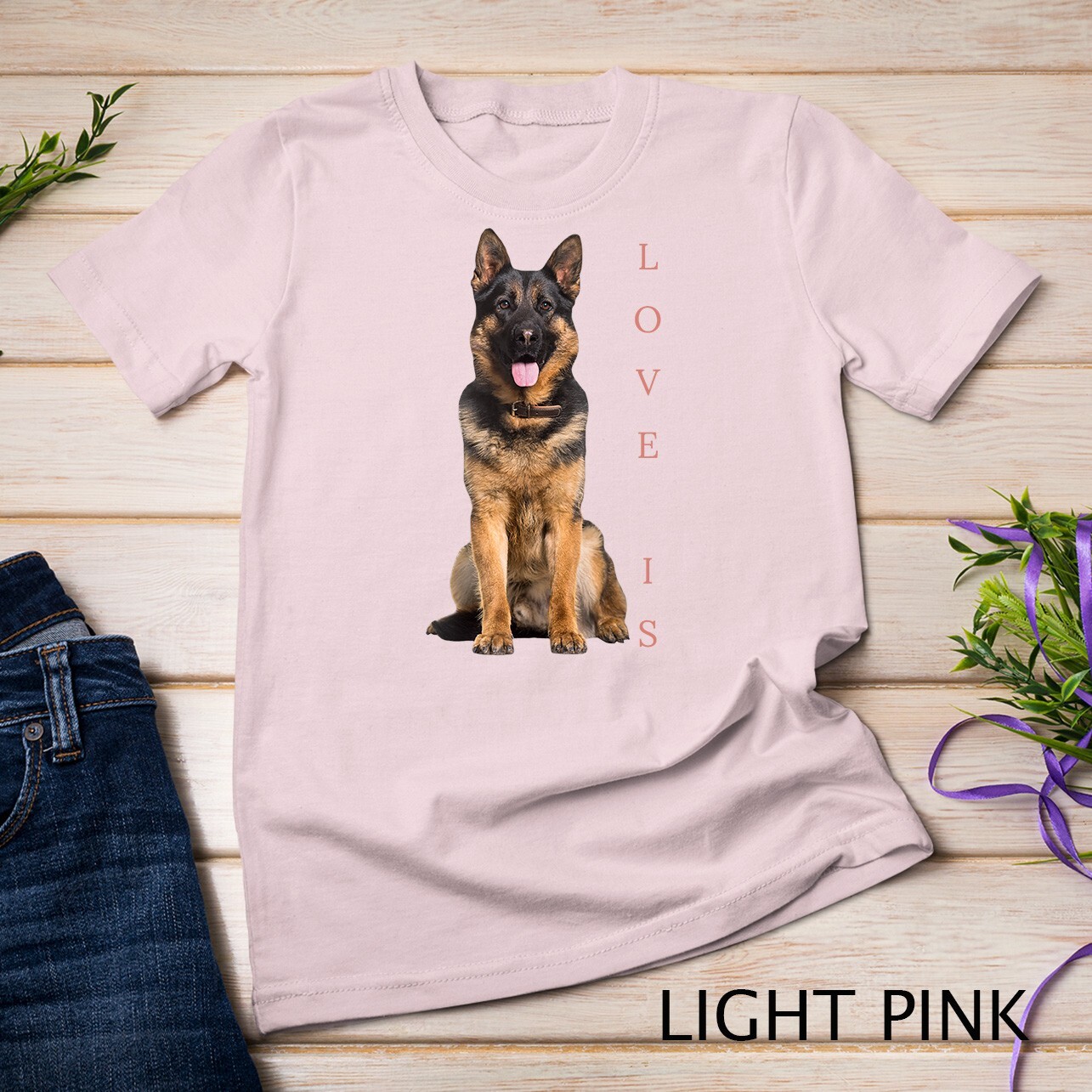 German Shepherd Shirt Shepard Dog Mom Dad Love Pet Puppy Tee Unisex T-shirt gallery