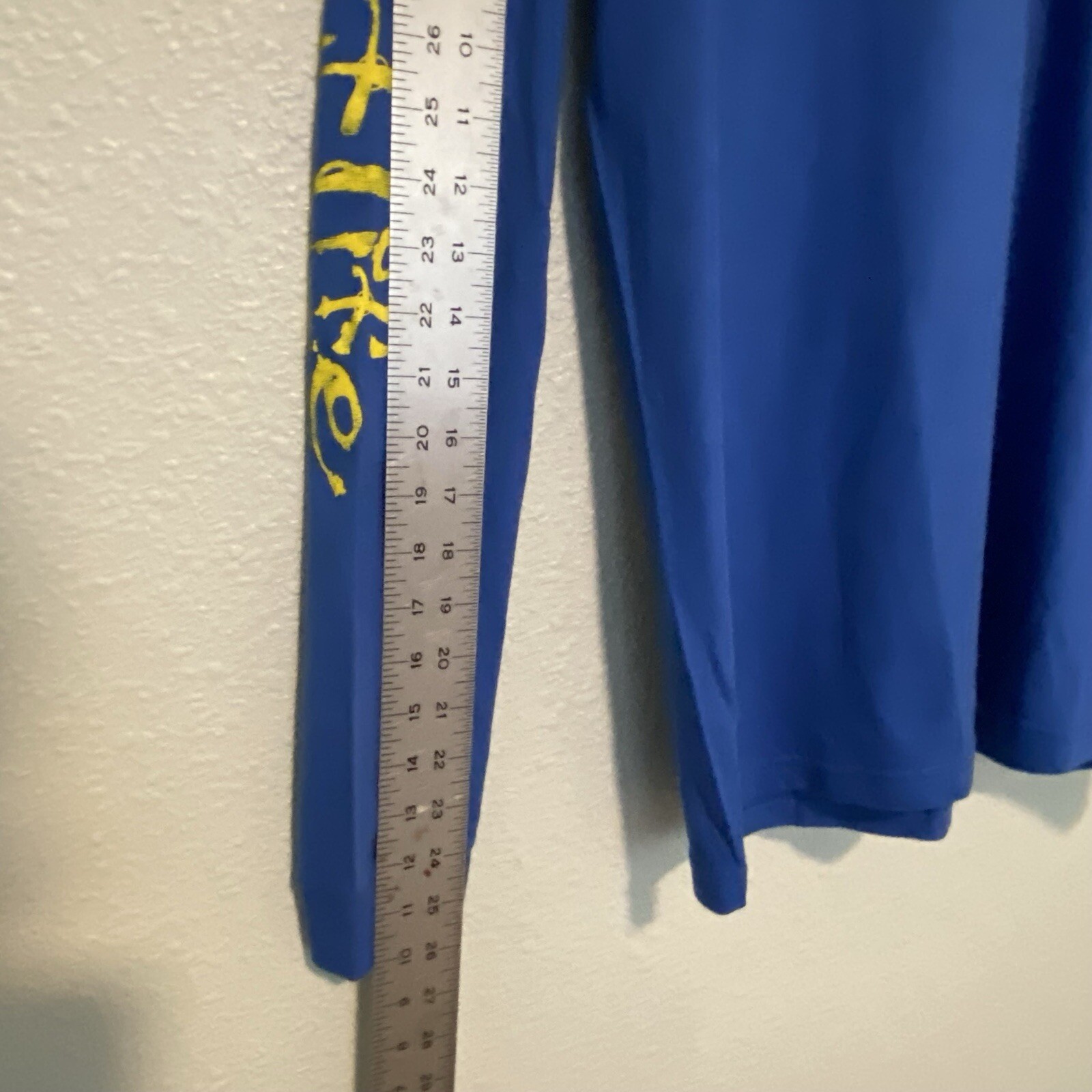 Salt Life NWT Men’s Long Sleeve Logo Shirt Medium Tuna Traders Royal Blue gallery