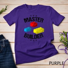 Cool Master Builder Funny Building Blocks Gift Men Women Premium Unisex T-shirt