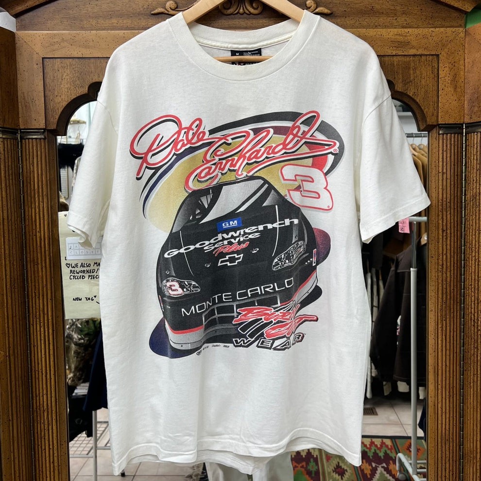 Vtg Remake DALE EARNHARDT NASCAR 90s T shirt Basic style rare tee NH26707