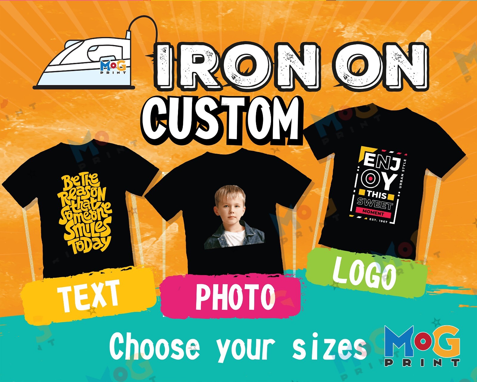Custom Iron On Heat Transfers Personalised DIY T-shirt Ready Apply DTF Wholesale gallery