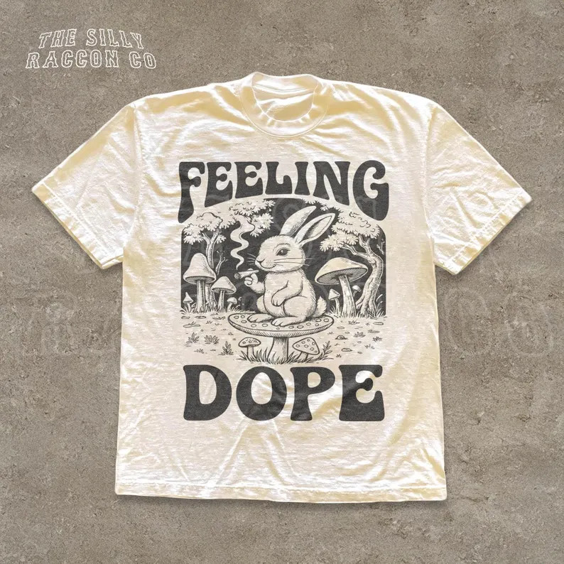 Stoner Feeling Dope Comfort Tee Cottagecore Style Relaxed