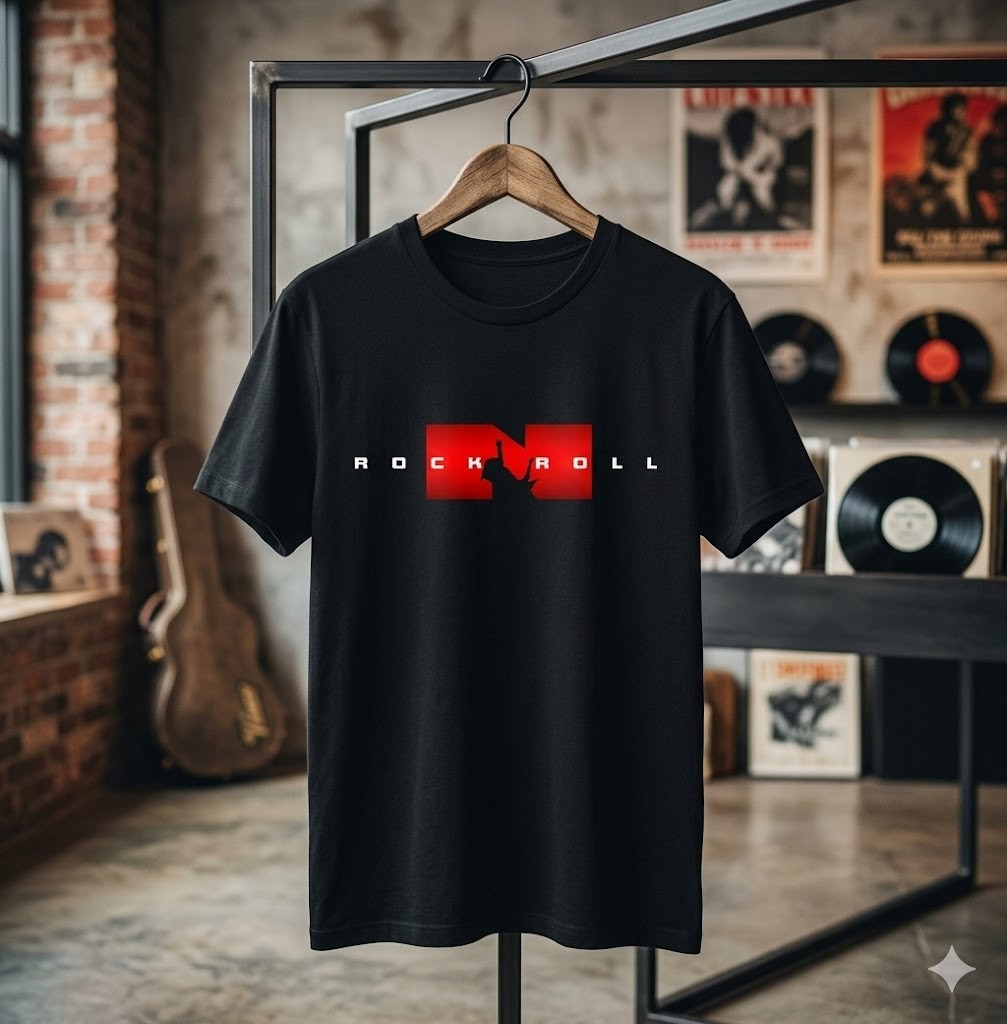 Rock N Roll Guitar T-Shirt - H094 gallery