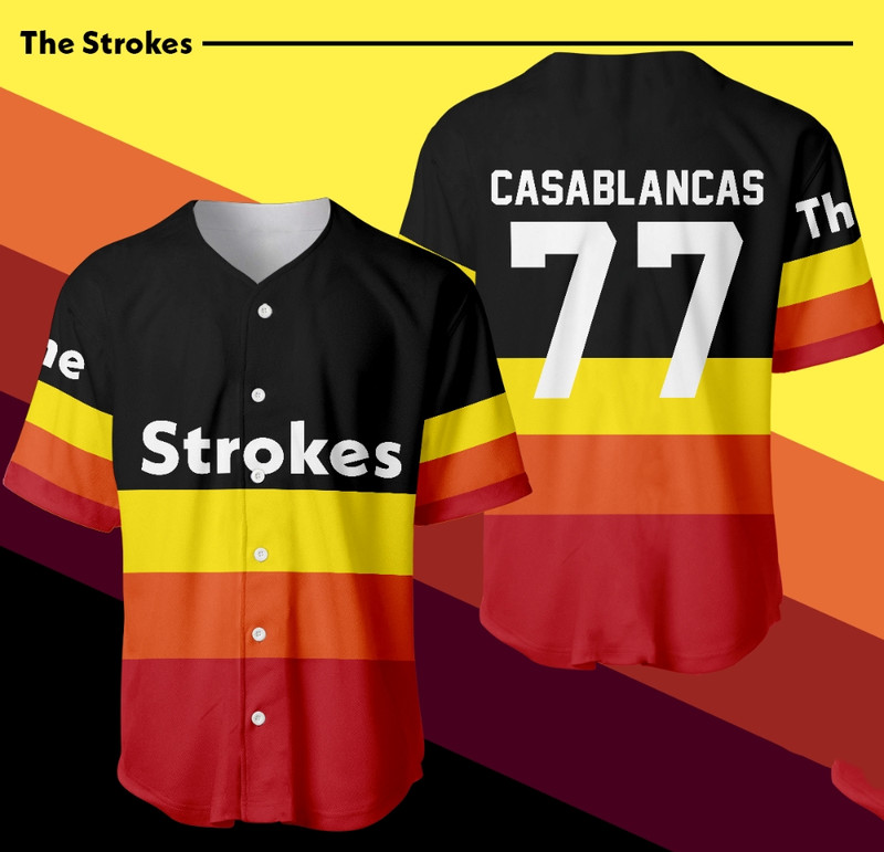 The Strokes Casablancas 77 Jersey All sizes  S to 6XL XX1084