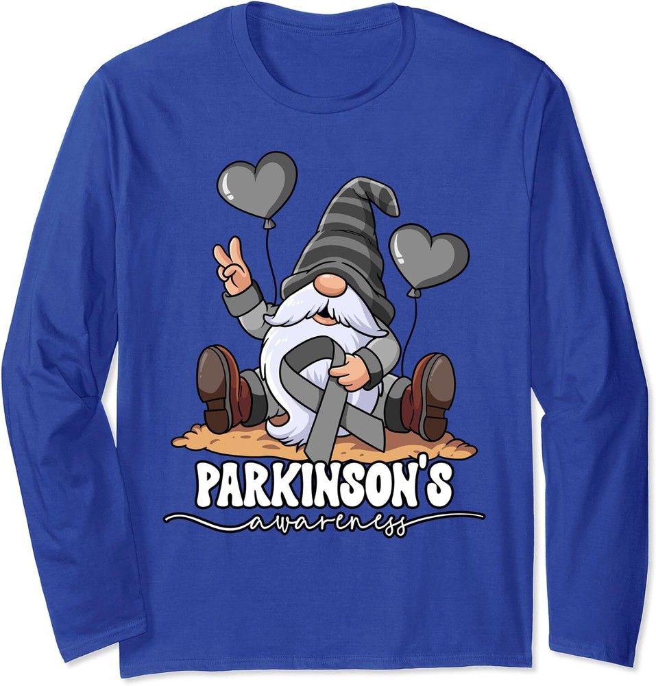 Parkinson’s Awareness Elf Awareness Peace Help Long Sleeve T-Shirt