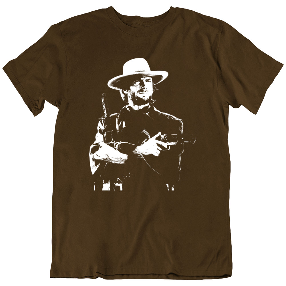 Clint Eastwood The Outlaw Western Cowboy Josey Wales Retro T Shirt Tee Gift New gallery