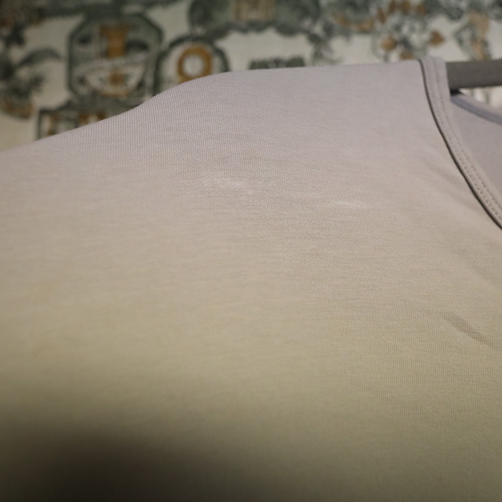 BYLT Men's Drop Cut Lux SS T-Shirt Size XL Gray (Minor Stains) Basics Shirt gallery