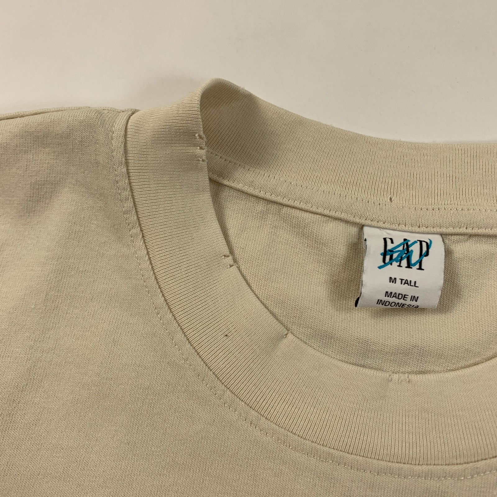 Gap Sean Wotherspoon Cord Soul Graphic T-Shirt Medium Tall Beige Re-Issue NWT gallery