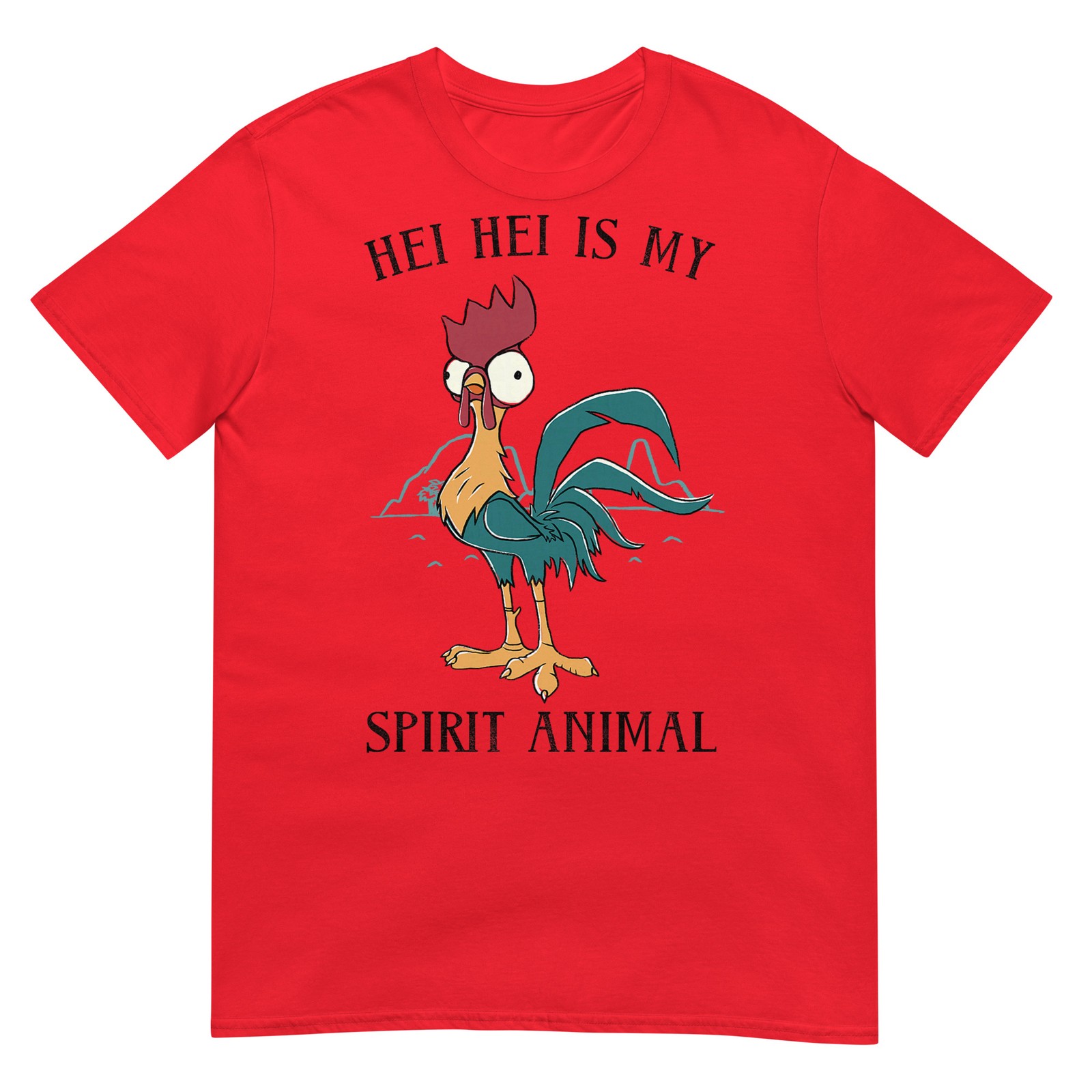 Disney Moana HEI HEI is My Spirit Animal Portrait T-Shirt gallery