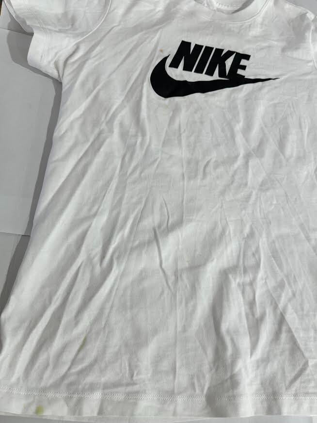 Nike Men's Sportswear Tee Icon Futura White/Black T-Shirts AR5004-101 gallery