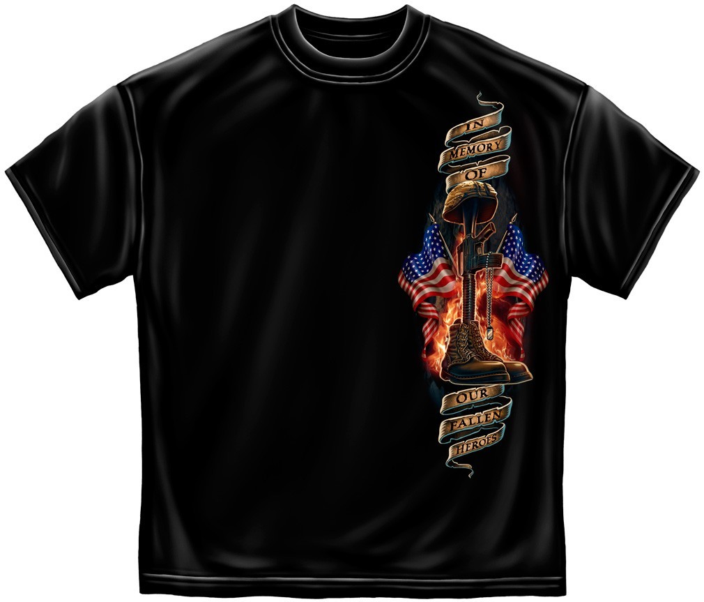 HOME OF THE FREE BECAUSE OF THE BRAVE LICENSED T-Shirt PATRIOTIC USA MILITARY gallery