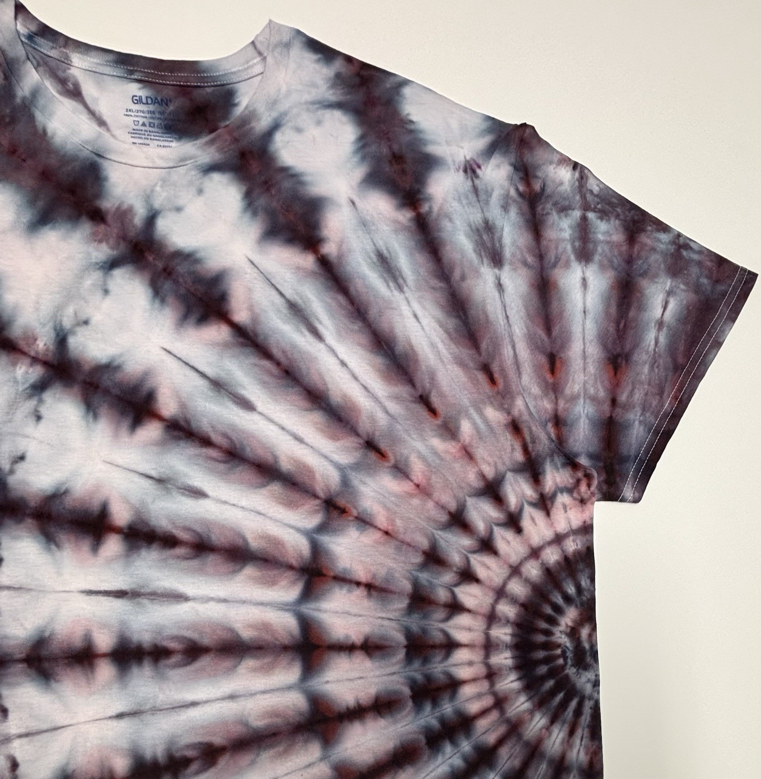 Handmade Ice Tie Dye Adult T-Shirt Unisex Size 2XL Multicolored Gildan Tee NEW gallery