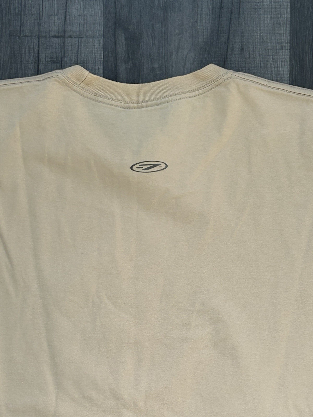 Vintage 90s Seven Tenths Divewear T Shirt Large Beige Scuba 'Subhuman' Tee Rare gallery