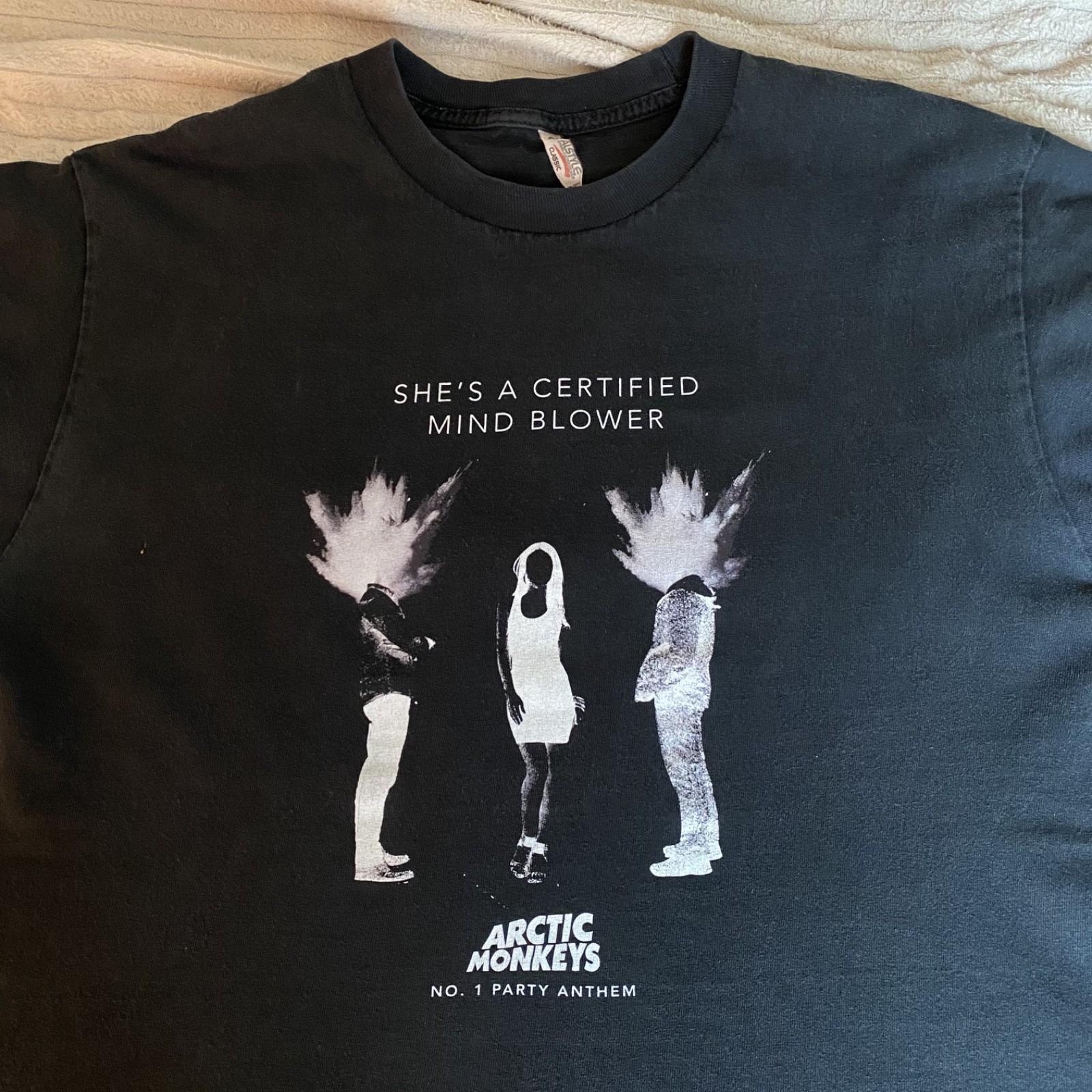 Arctic Monkeys Vintage 2013 Album AM Band T Shirt Alex Turner Rock Tee Rare Y2K