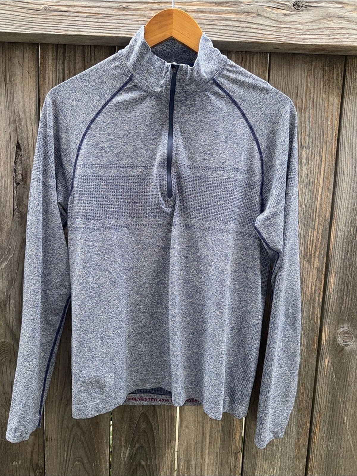 RHONE Celliant Performance Long Sleeve Seamless 1/4 Zip Pullover Shirt Size M gallery