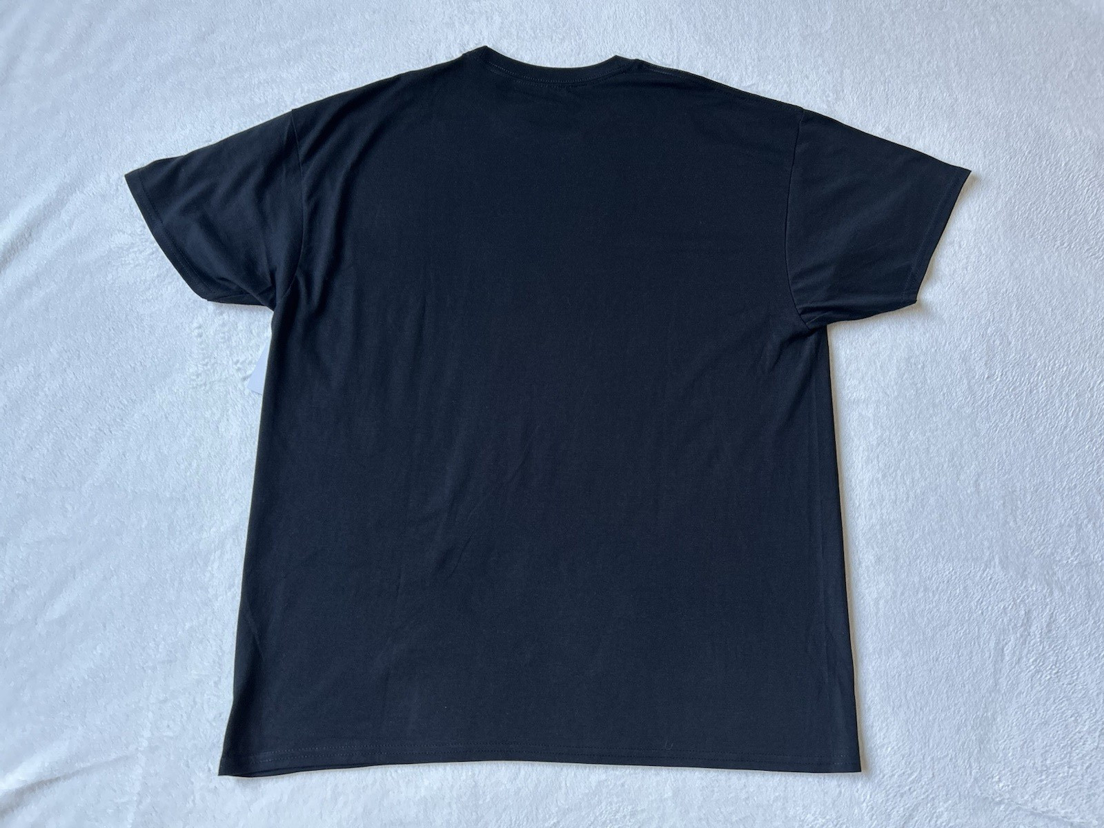 Athletic Works Men's Black Short Sleeve Cotton T-Shirt Size XL (46-48) NEW gallery