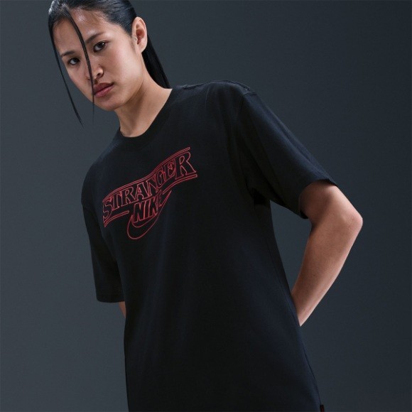 Nike X Stranger Things Tee - Black / IB8056-010 / T-Shirts Expedited Shipping gallery