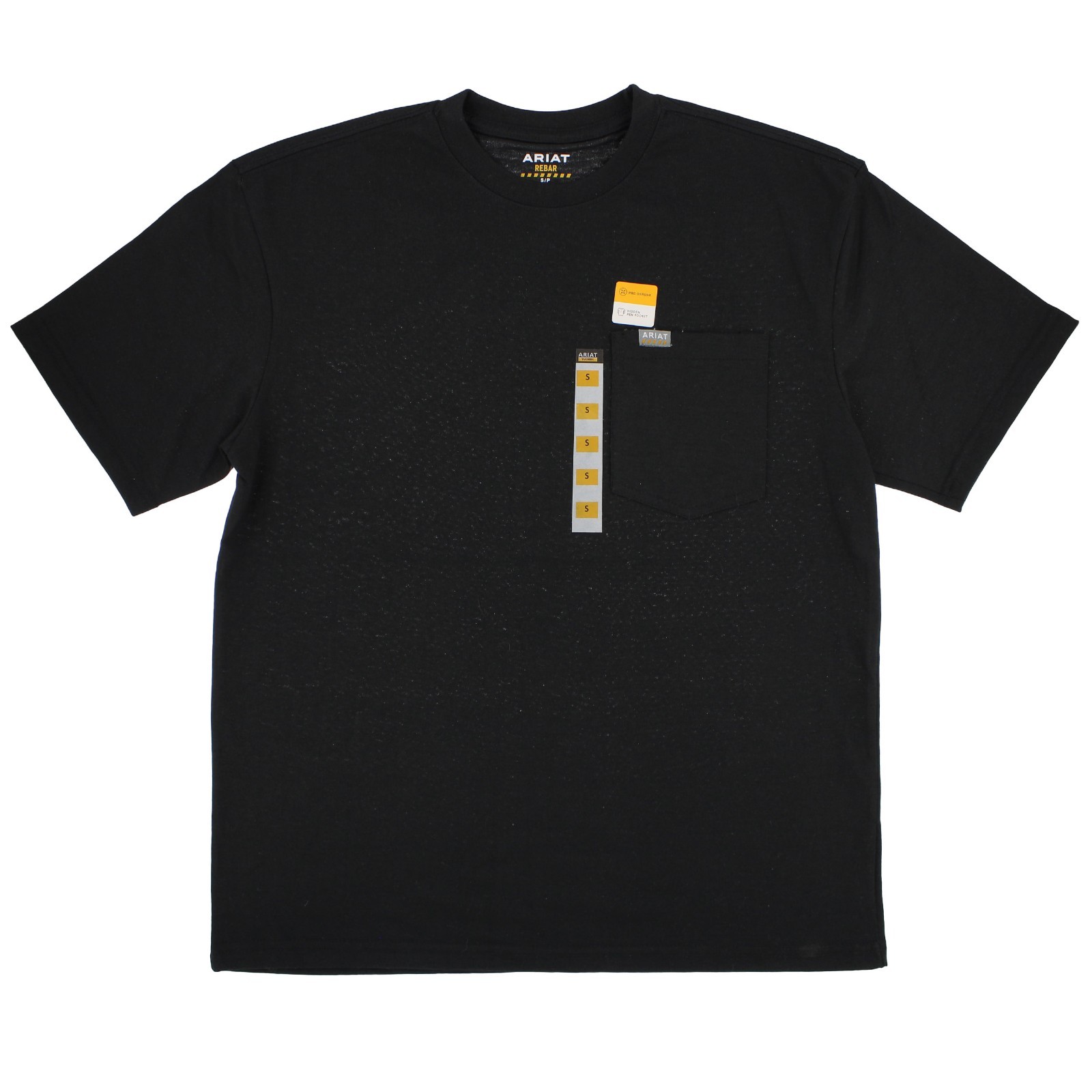 Ariat Rebar Men's Work T-Shirt Short Sleeve Pre-Shrunk Cotton Strong One-Pocket gallery