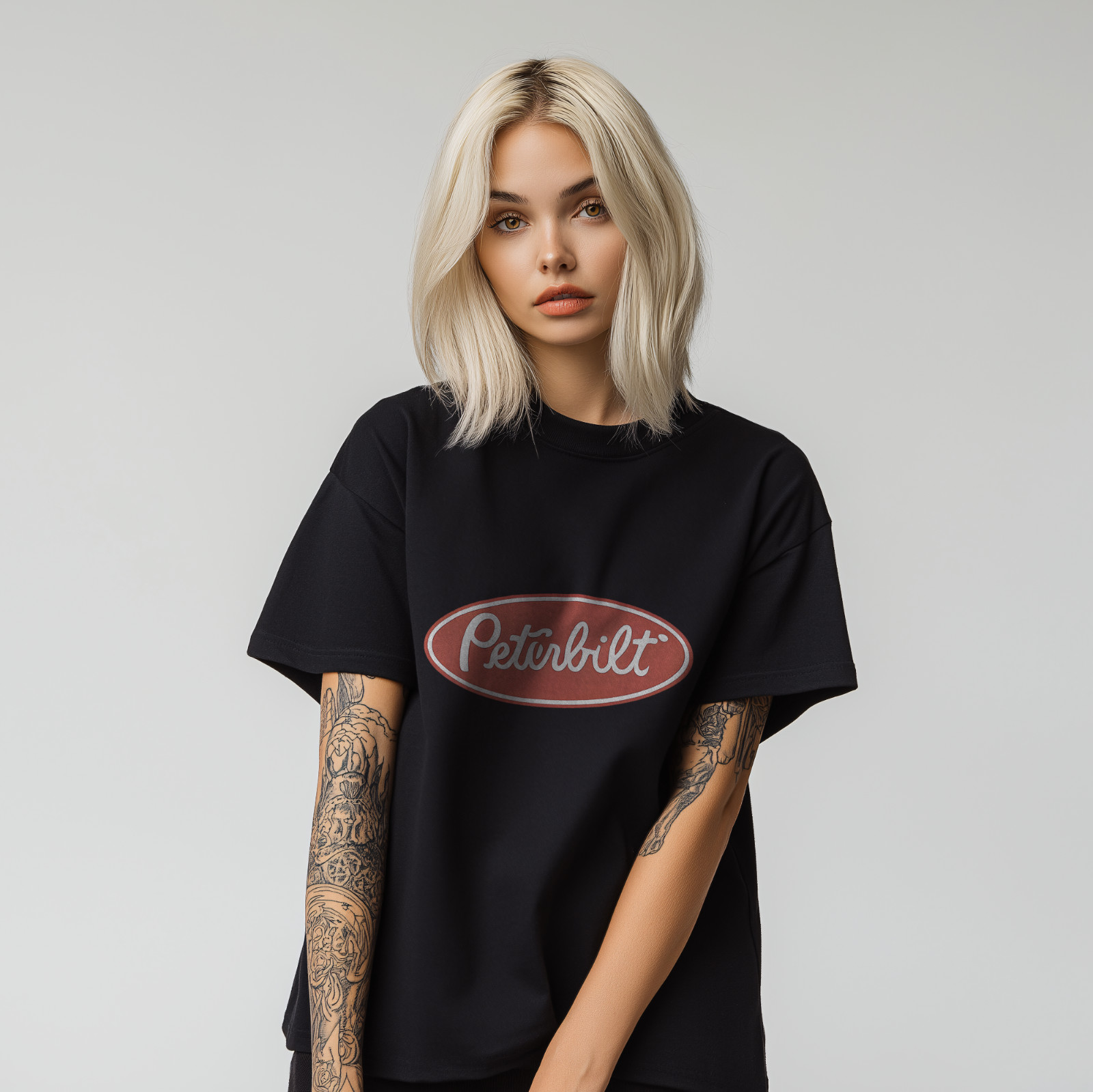 Peterbilt Logo T-Shirt – Classic Trucking Graphic Tee for Men & Women A233 gallery