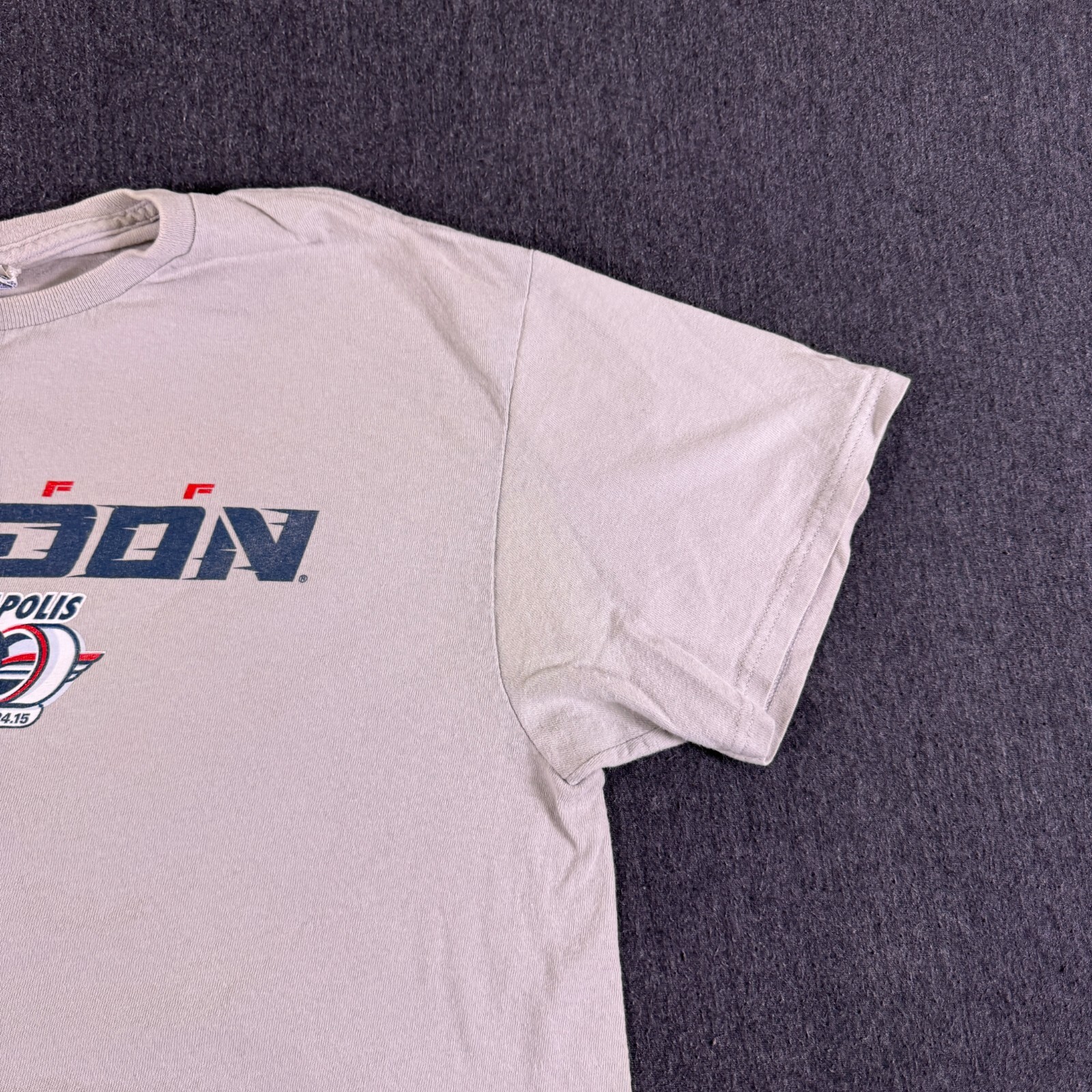 Delta Pro Weight Mens White Jeff Gordon 99th Indianapolis 500 T-Shirt Size Large gallery