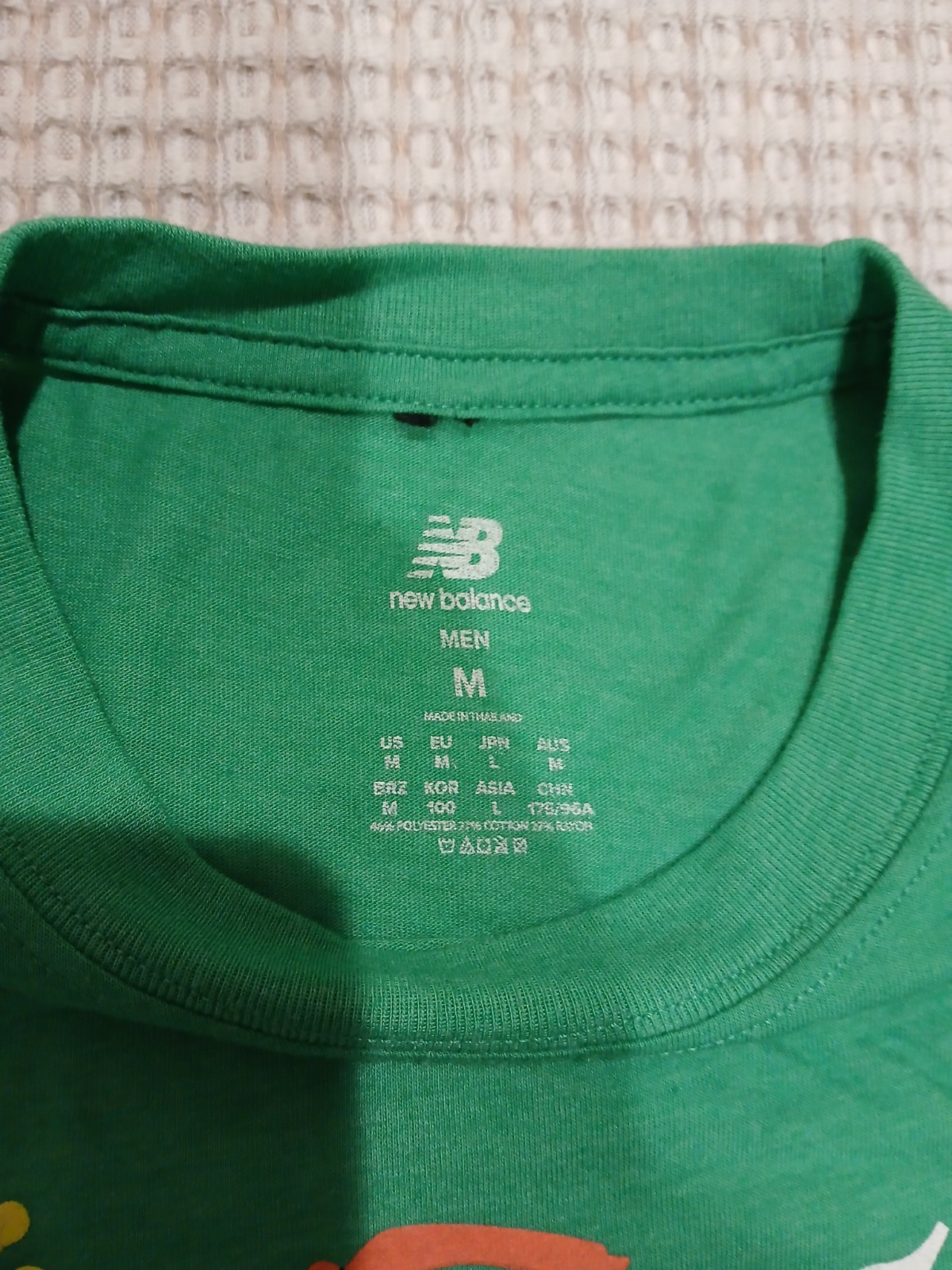 New Balance Mens Green Long Sleeve Crew Neck Nyrr 2026 Washington Heights 5K M gallery