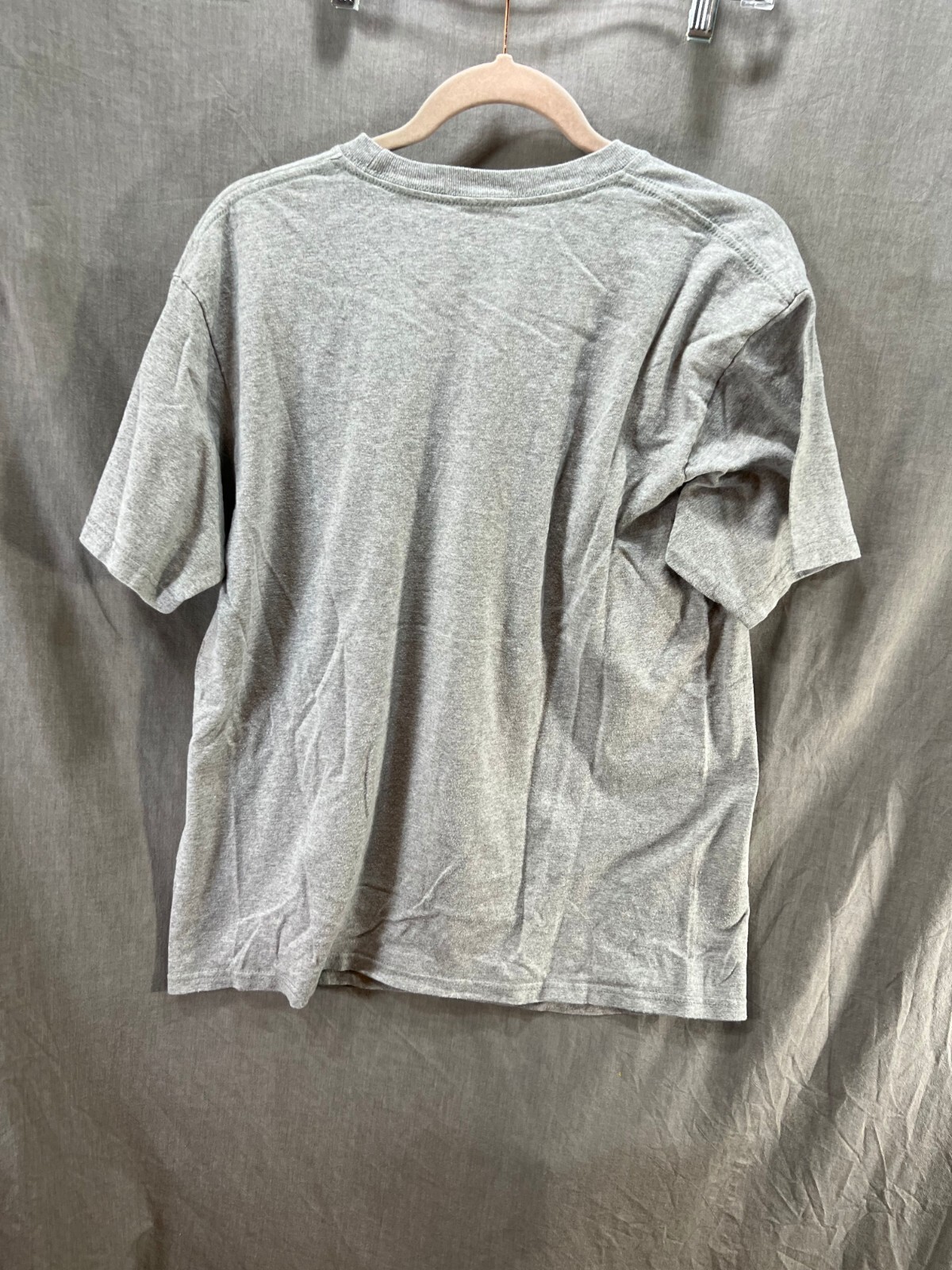 Giant Size Legend Teddy Bear Shirt Adult Large Gray Short Sleeve Tee Mens gallery