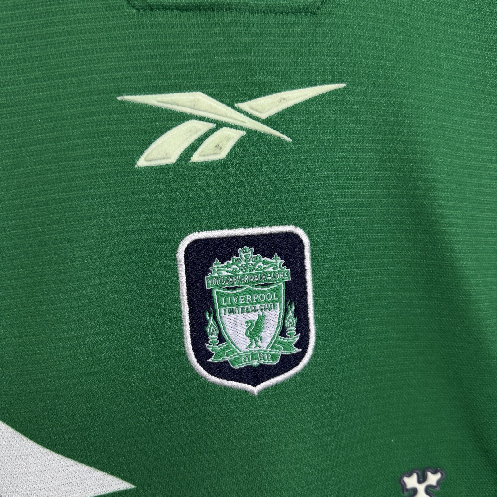 Vintage Liverpool Reebok Mens 1999/2000 Away Kit Jersey Green Size XL gallery