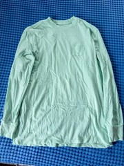 Aime Leon Dore ALD SS22 Dimebag Long Sleeve Pocket Tee T-Shirt Misty Jade Mint