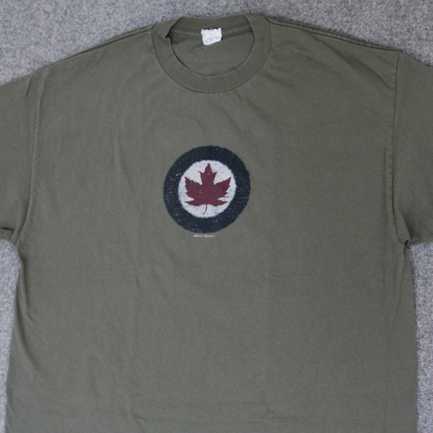 RCAF Roundel T Shirt 2XL Labusch Skywear Royal Canadian Air Force Military Tee
