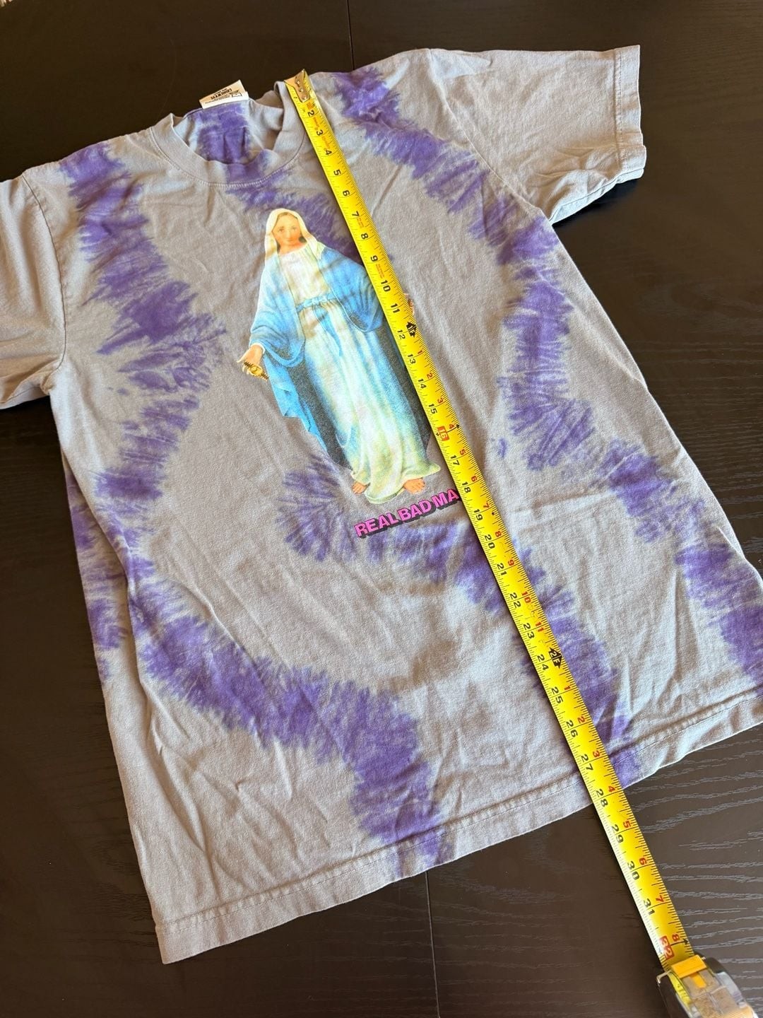 Real Bad Man Watch Seller Virgin Mary Tie Dye T-Shirt gallery