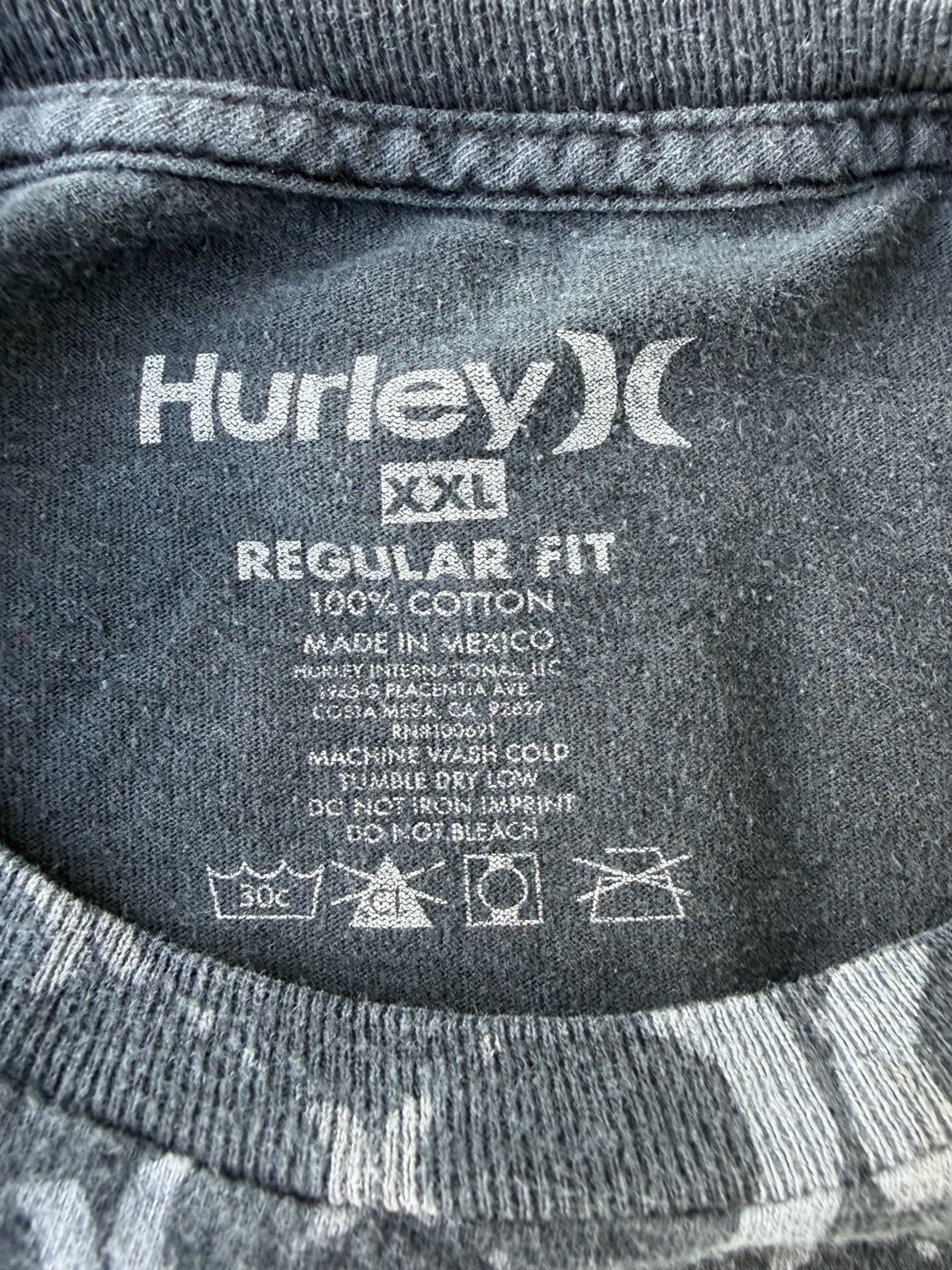 Hurley All-Over Logo Graphic Sleeveless Muscle Tee XXL gallery