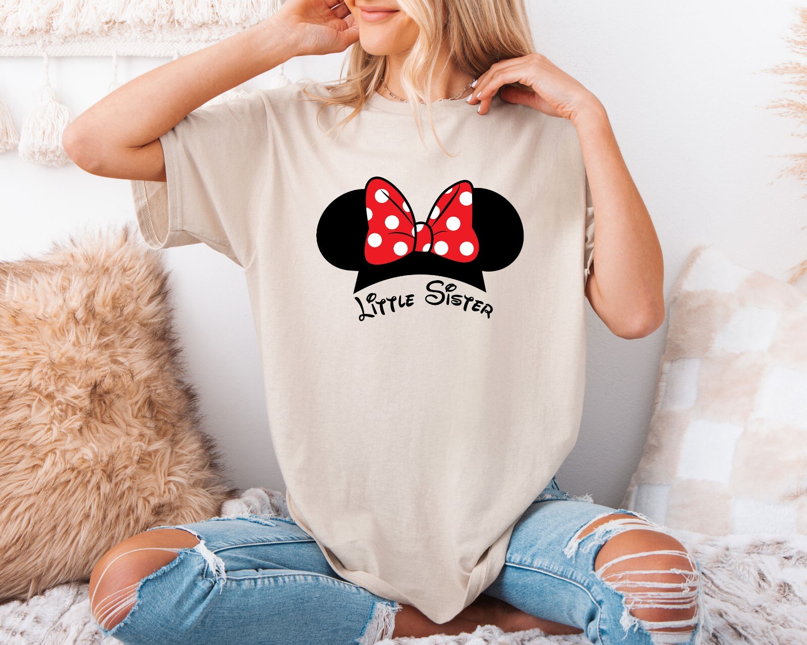 Little Sister Minnie & Little Brother Mickey Shirts, Cute Disney Sibling Tees gallery