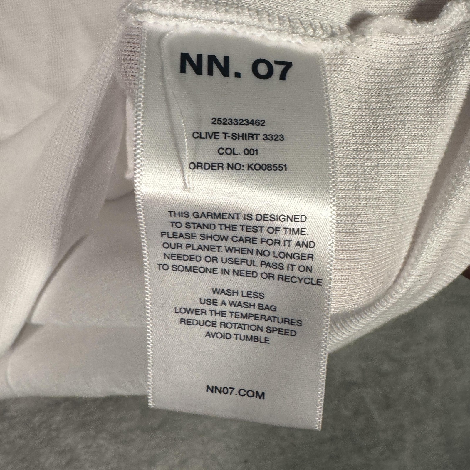 NN. 07 Shirt Mens XL White Clive Waffle Knit Lightweight Crewneck T-Shirt Tee gallery