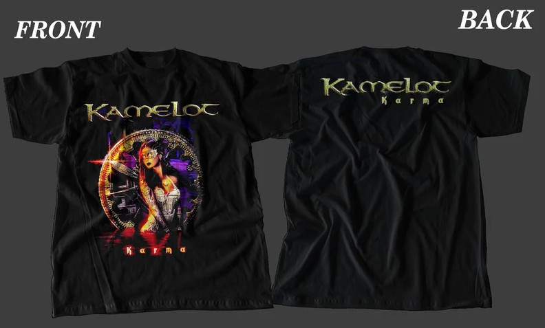 KAMELOT Karma Artwork Shirt - Unisex Print Tee - S,M,L,XL,2XL-5XL gallery