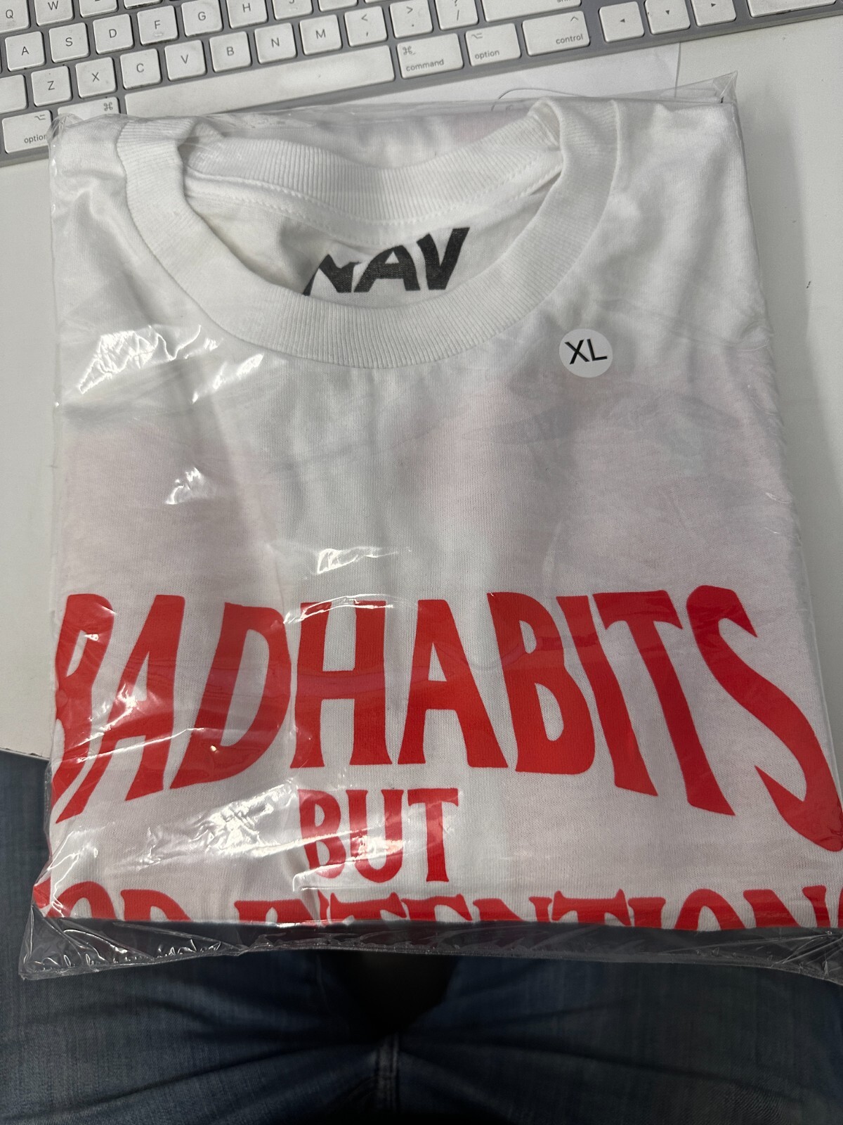 NEW VLONE X NAV BAD HABITS GOOD INTENTIONS T SHIRT AUTHENTIC NEW gallery