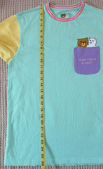 Teddy Fresh Rip N Dip T Shirt Men’s S Small Collaboration Pastel Colorblock