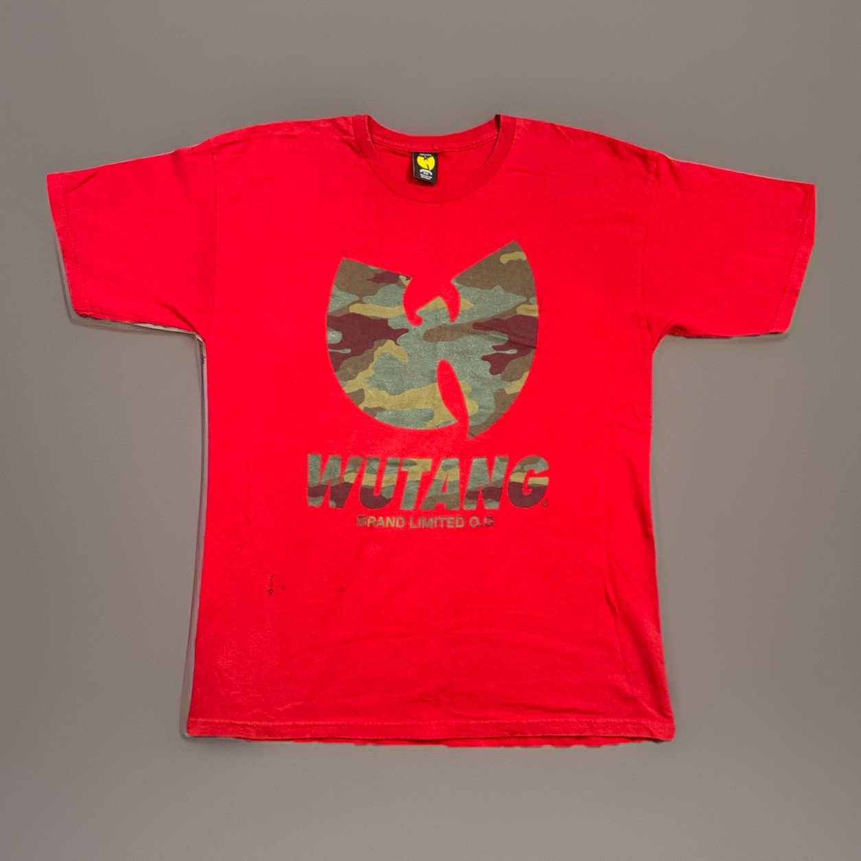 Vintage Wu Tang Brand Limited OG Camouflage Rap T Shirt Size Large Made In USA