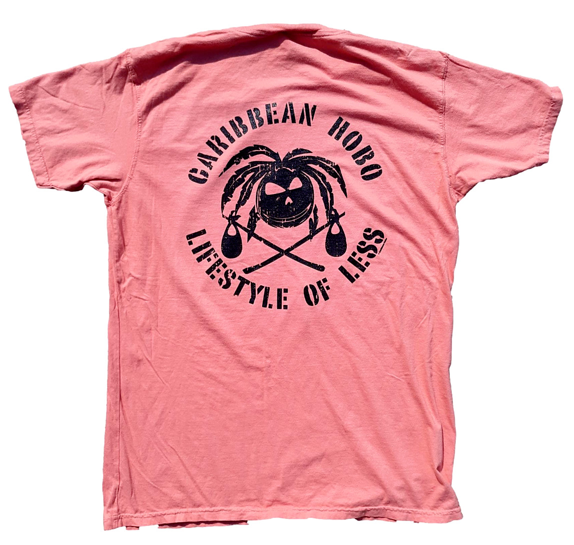 Caribbean Hobo black Coconut Head Lifestyle of Less T-shirt Key West Rum shirt